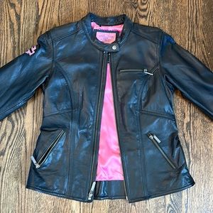 Like new. Harley-Davidson Pink Label women’s leather jacket.